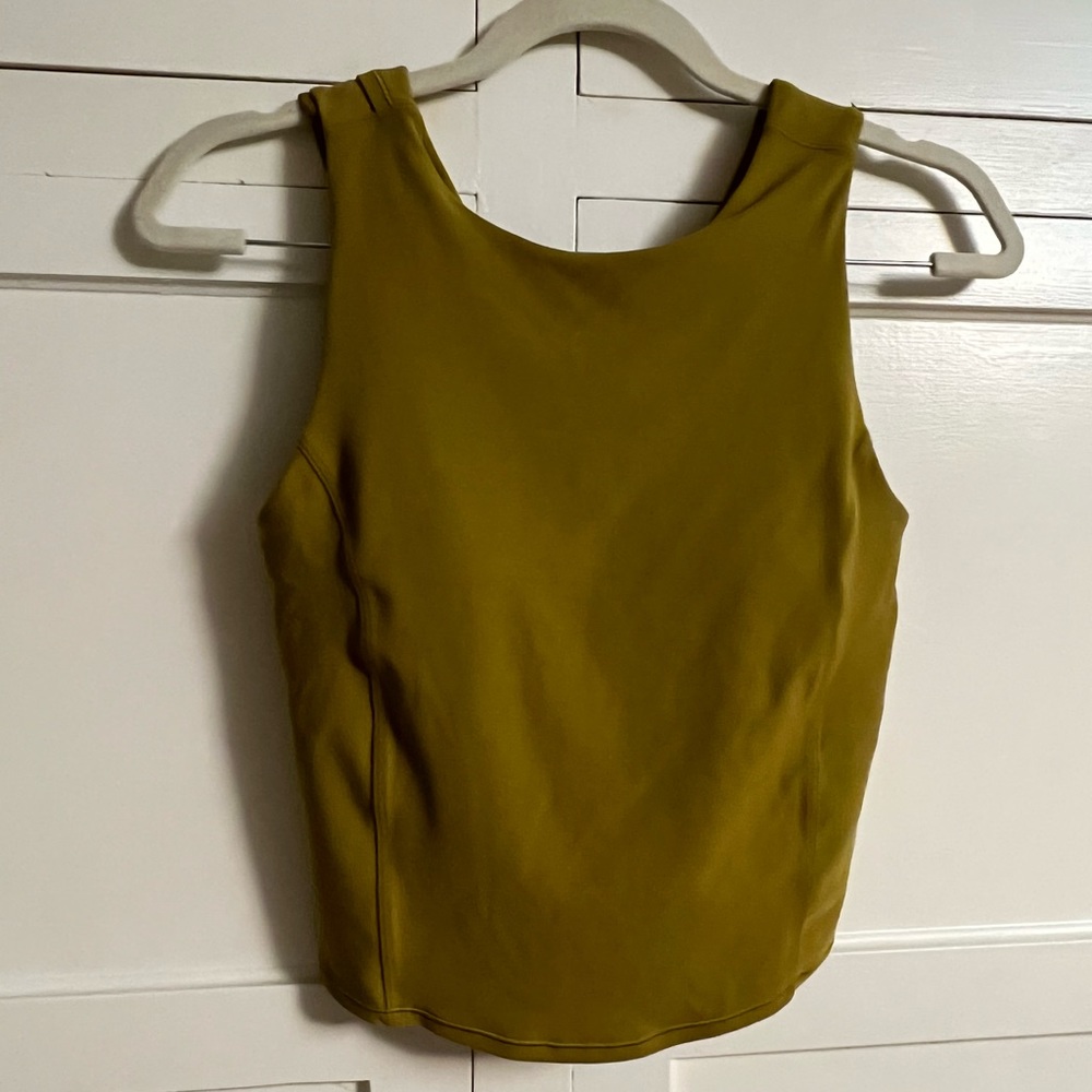 lululemon nulu twist back yoga tank